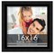 16x16 Frame with Mat - Black 19x19 Frame Wood Made to Display Print or Poster Measuring 16 x 16 Inches with Black Photo Mat